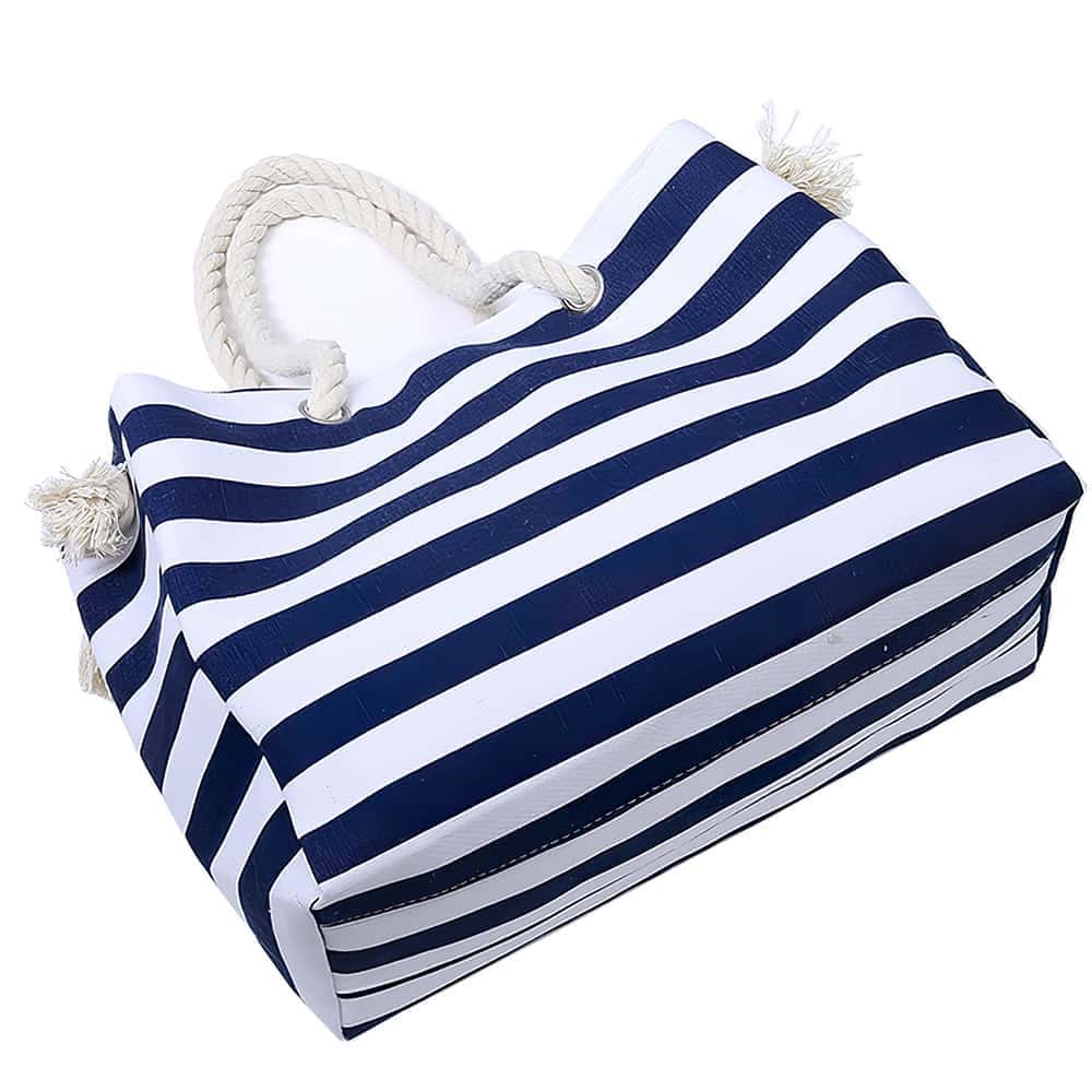 Sac De Plage Rectangulaire Bleu Marine Marinera